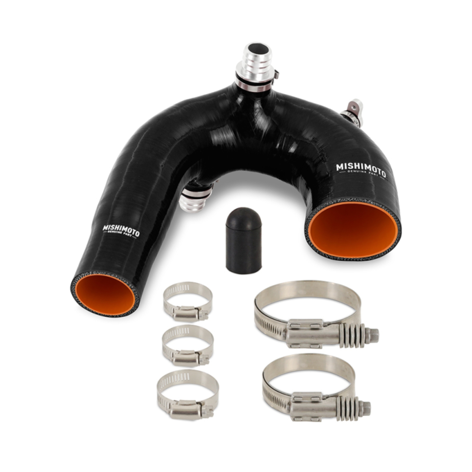 Picture of Mishimoto MM Powersports Silicone Hose-Intake Silicone Couplers & Hoses - MMHOSE-RZR-16AIBK