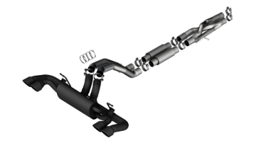 Picture of Borla 21-22 Jeep Wrangler Rubicon 392 6.4L V8 AT 4WD 4DR S-Type Cat-Back Exhaust - Coated Black