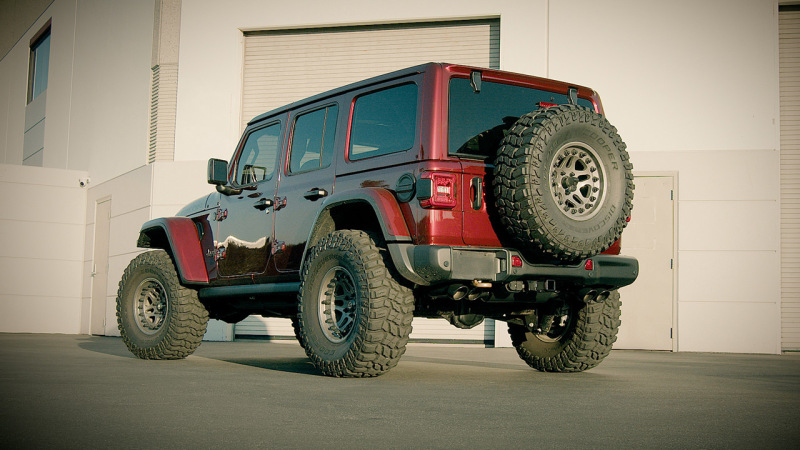 Picture of Borla 21-22 Jeep Wrangler Rubicon 392 6.4L V8 AT 4WD 4DR S-Type Cat-Back Exhaust - Coated Black