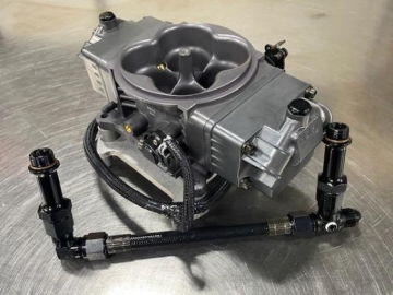 Picture of Fragola 8AN Holley Term. Stealth EFI Feed Line Kit - Black Hose