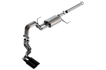 Picture of Borla 21-22 Ford F-150 Powerboost 3.5L V6 2WD & 4WD 4DR 3in, 2.25in S-TYPE Black Chrome Tips