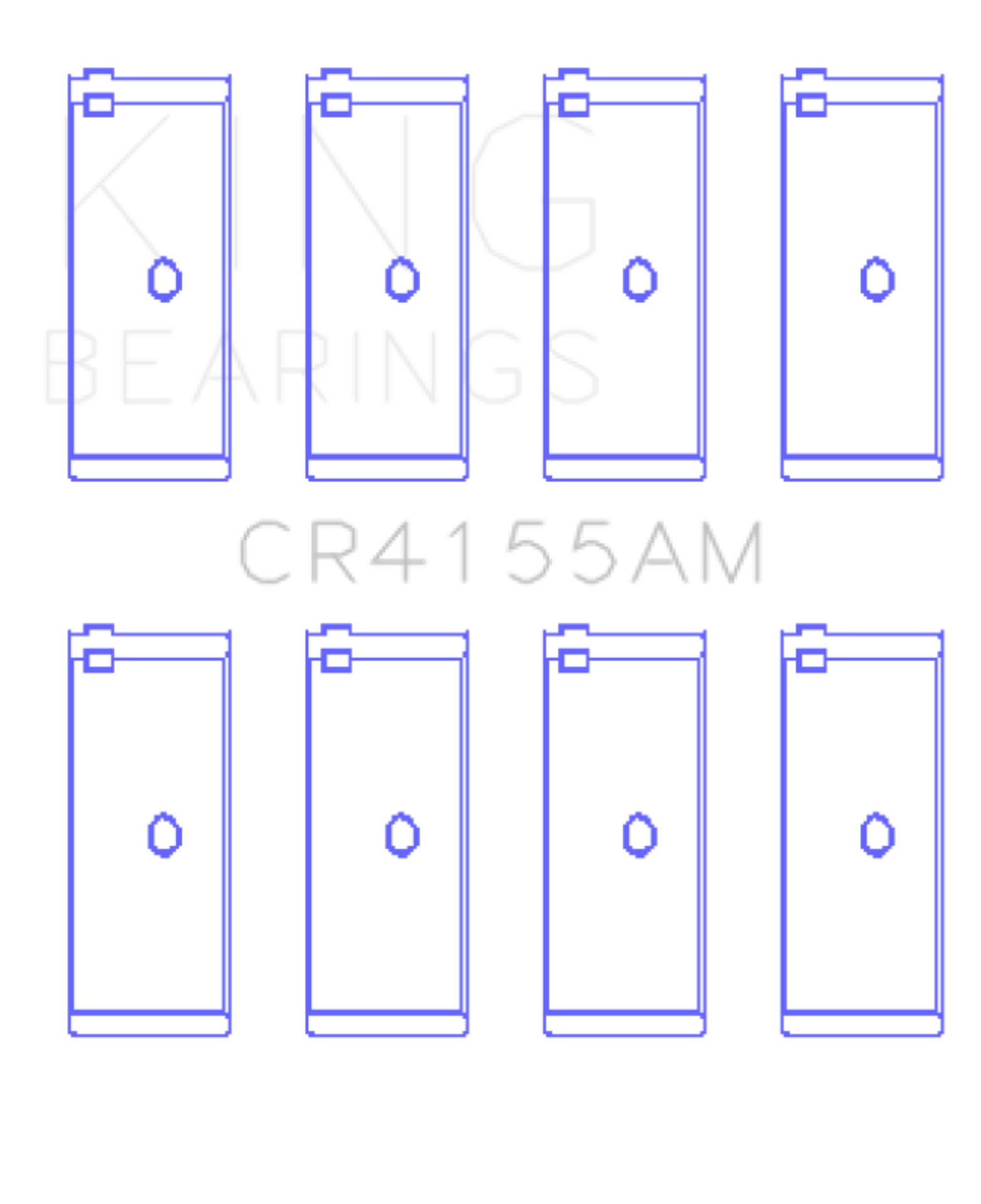 Picture of King Engine Bearings VW WA L4 / CH L4 Connecting Rod Bearing Set