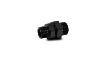 Picture of Vibrant -10AN to -10AN Male to Male Union Adapter - Anodized Black