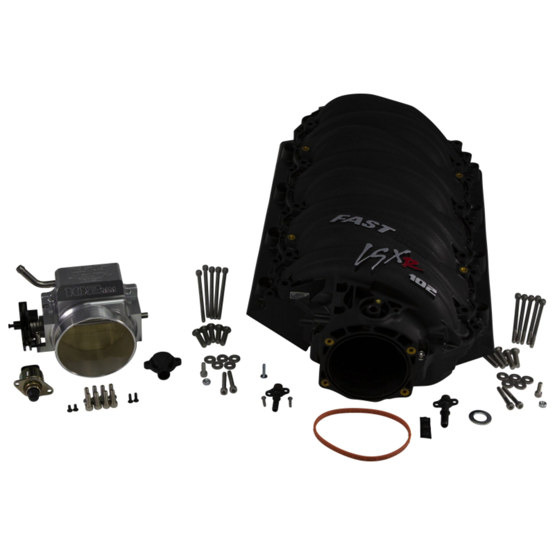 Picture of THROTTLE BODY / MANIFOLD KIT, 102 MM THROTTLE BODY W/ 102MM BLACK LS3 MANIFOLD
