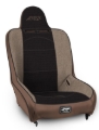 Picture of PRP Premier High Back Suspension Seat (Two Neck Slots) - Tan / Black