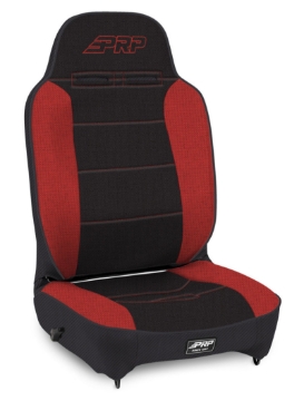Picture of PRP Enduro High Back Reclining Suspension Seat (Driver Side) - Black/Red