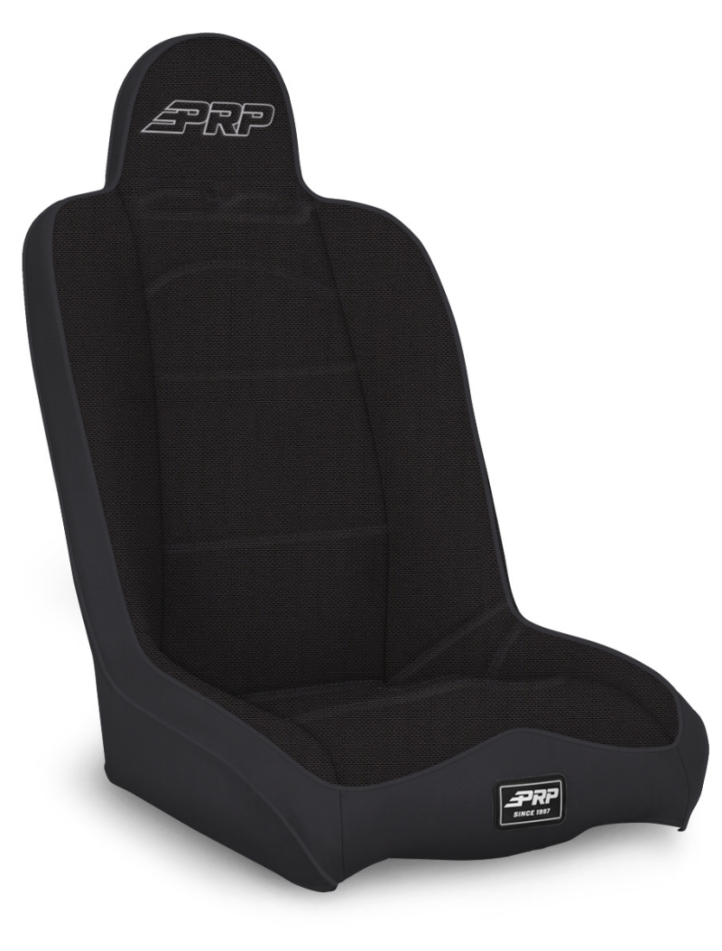Picture of PRP Daily Driver High Back Suspension Seat (Two Neck Slots) - All Black