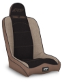 Picture of PRP Daily Driver High Back Suspension Seat (Two Neck Slots) - Tan / Black