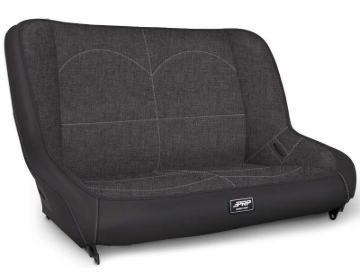 Picture of PRP Jeep TJ/LJ/JK Low Back Rear Bench - Grey