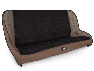 Picture of PRP Jeep JKU/JLU Low Back Rear Bench - Tan / Black