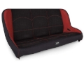 Picture of PRP Jeep CJ7/YJ Low Back Rear Bench - Black/Red