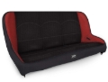 Picture of PRP Jeep JKU/JLU Low Back Rear Bench - Black/Red