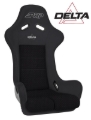 Picture of PRP Delta Composite Seat- Black (PRP Silver Outline/Delta Silver- Black Stitching)