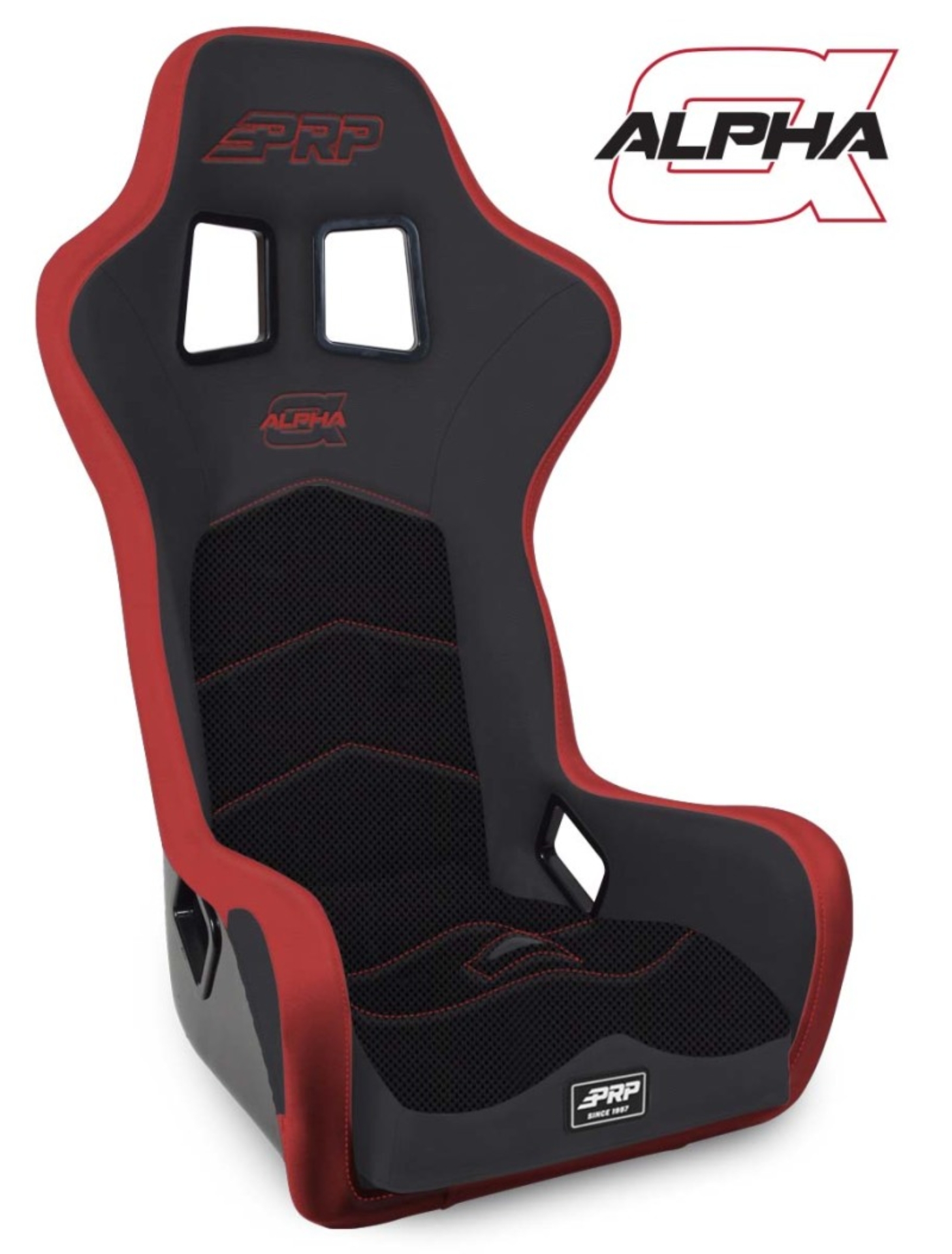 Picture of PRP Alpha Composite Seat- Black/Red