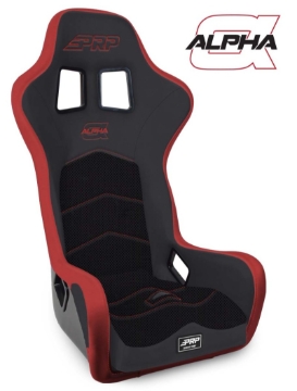 Picture of PRP Alpha Composite Seat- Black/Red