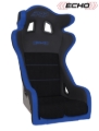 Picture of PRP Echo Composite Seat- Black/Blue (PRP Blue Outline/Delta Blue- Blue Stitching)