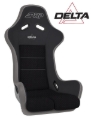 Picture of PRP Delta Composite Seat- Black/Grey (PRP Silver Outline/Delta Silver- Silver Stitching)
