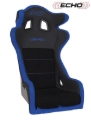 Picture of PRP Echo Composite Seat- Black/Blue (PRP Blue Outline/Delta Blue- Blue Stitching)
