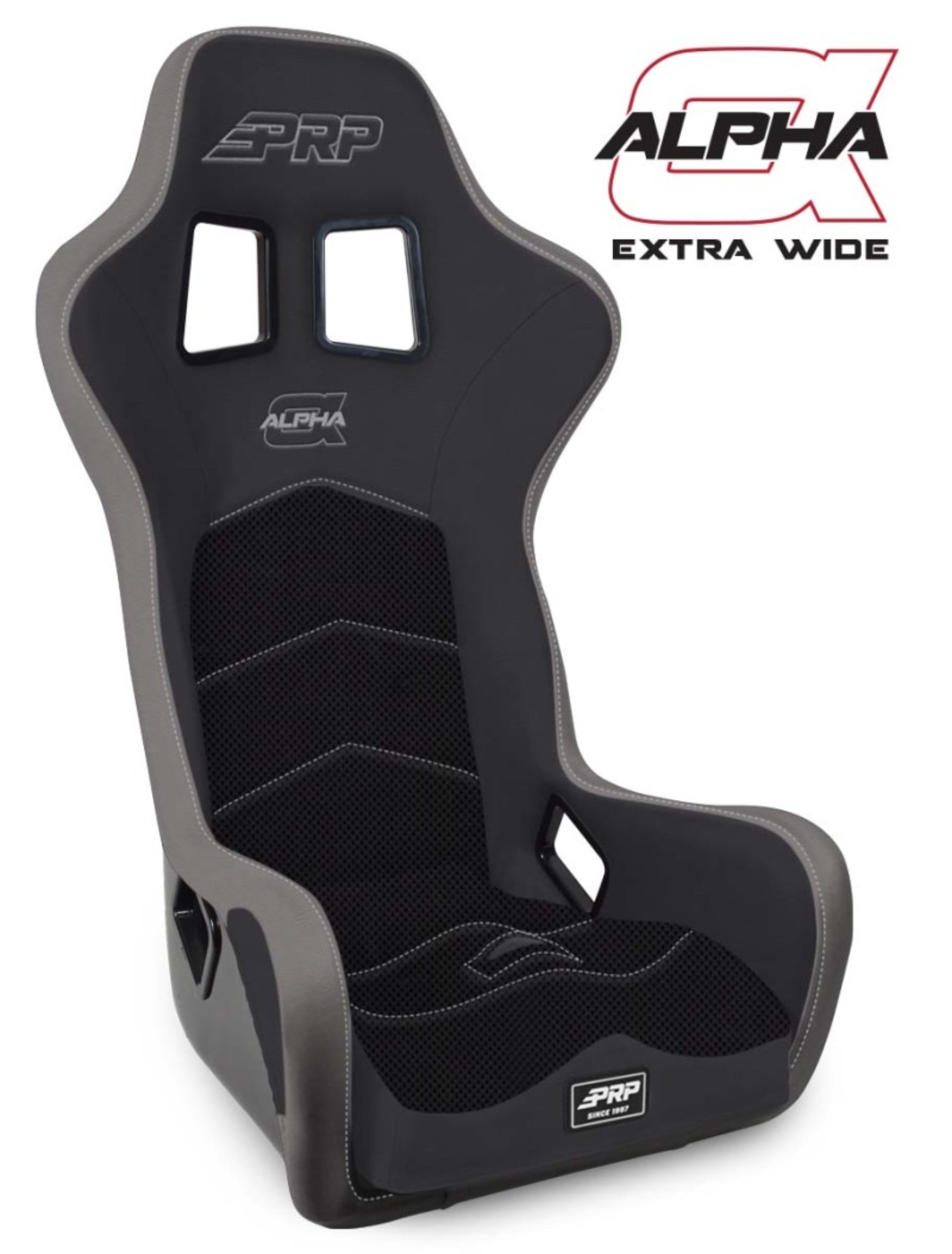 Picture of PRP Alpha Composite Seat/Extra Wide- Black/Grey