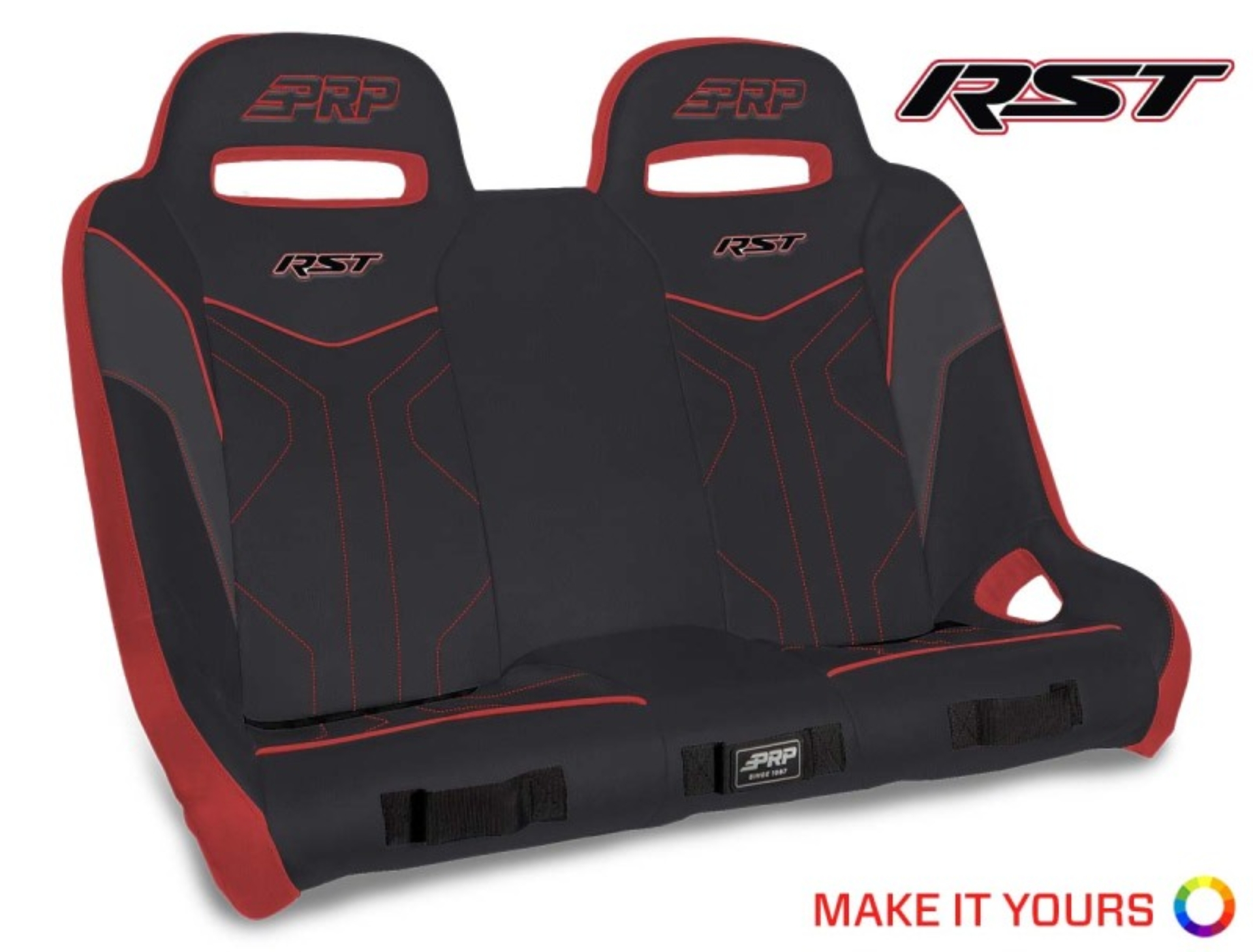 Picture of PRP Seats PRP Powersport RST Bench Seat Rear - A4901-POR900