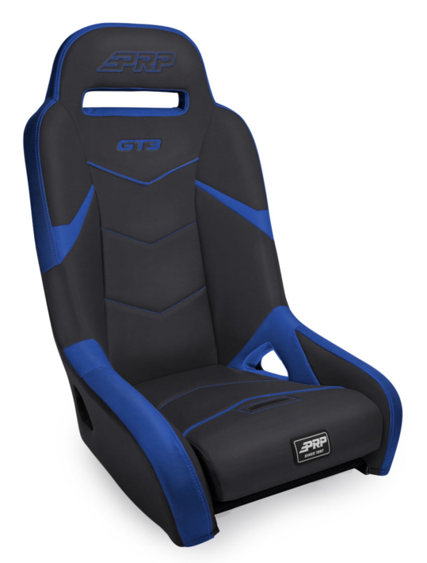 Picture of PRP GT3 Rear Suspension Seat- Black/Blue