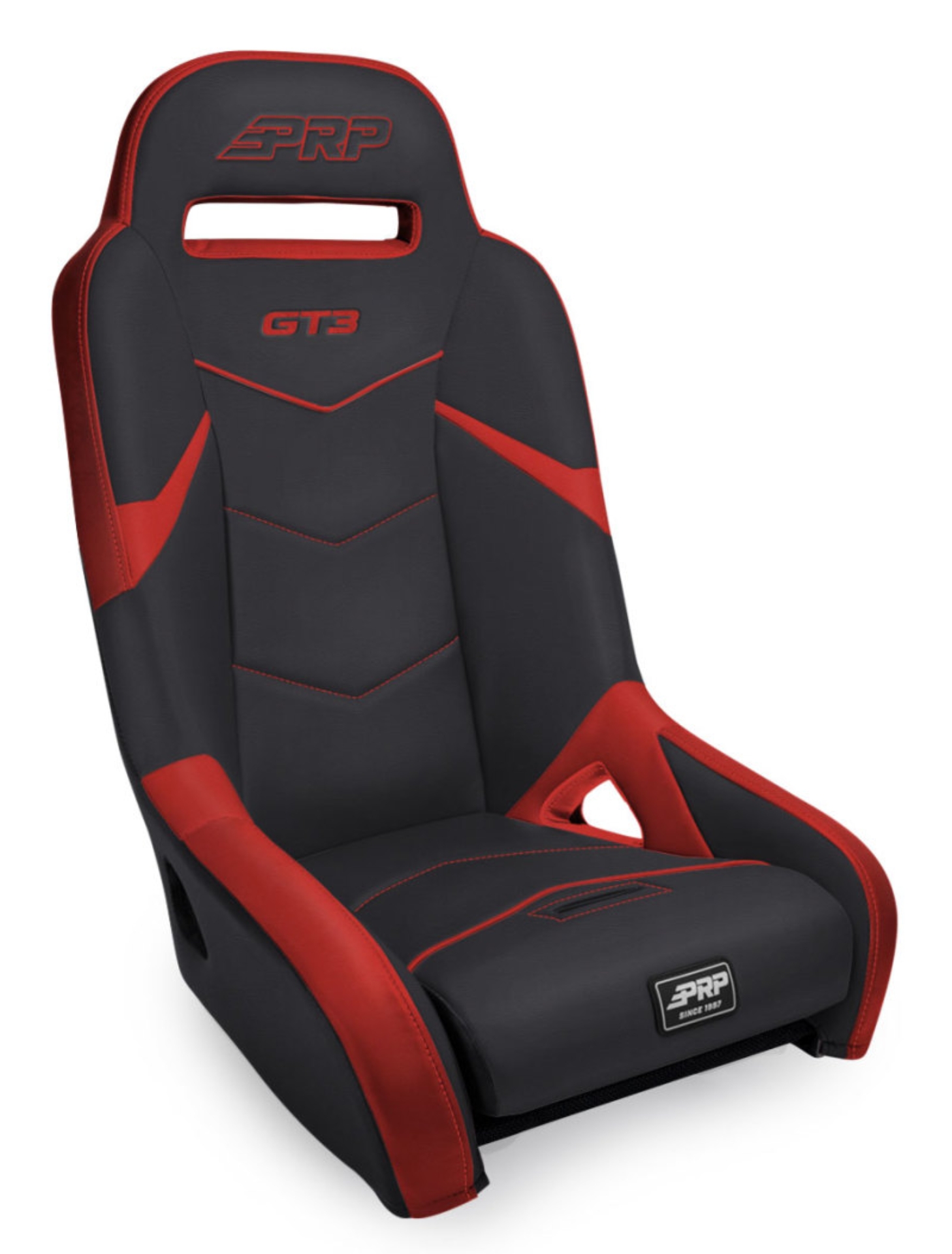 Picture of PRP GT3 Rear Suspension Seat- Black/Red