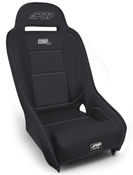 Picture of PRP Comp Elite Suspension Seat - Black Vinyl - Black