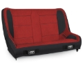 Picture of PRP Jeep CJ-7/Wrangler YJ Elite Series Rear Bench- Red