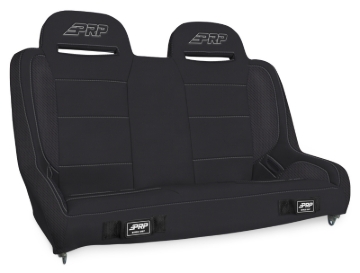 Picture of PRP Jeep Wrangler JKU/JLU Elite Series Rear Bench- Black Vinyl