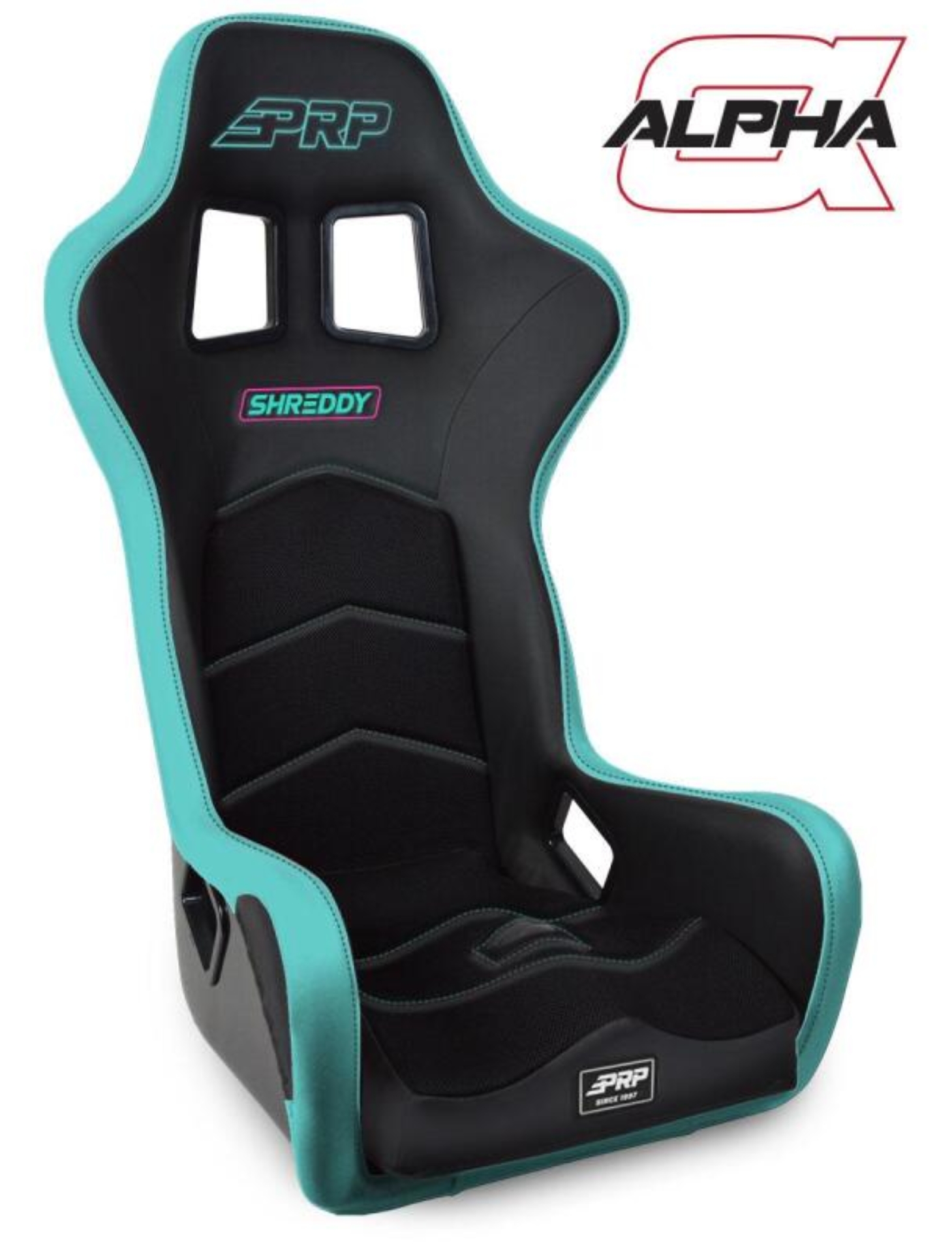 Picture of PRP Shreddy Alpha Composite Seat- Black/Teal