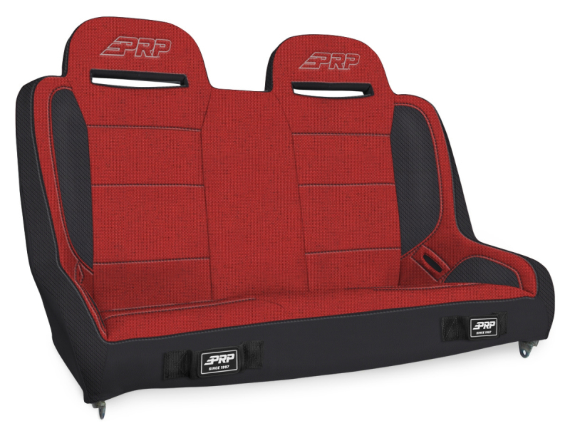 Picture of PRP  Jeep Wrangler JKU/JLU Elite Series Rear Bench- Red