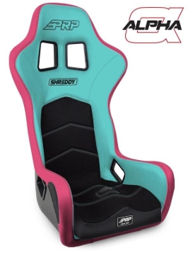 Picture of PRP Shreddy Alpha Composite Seat Black- Pink/Teal