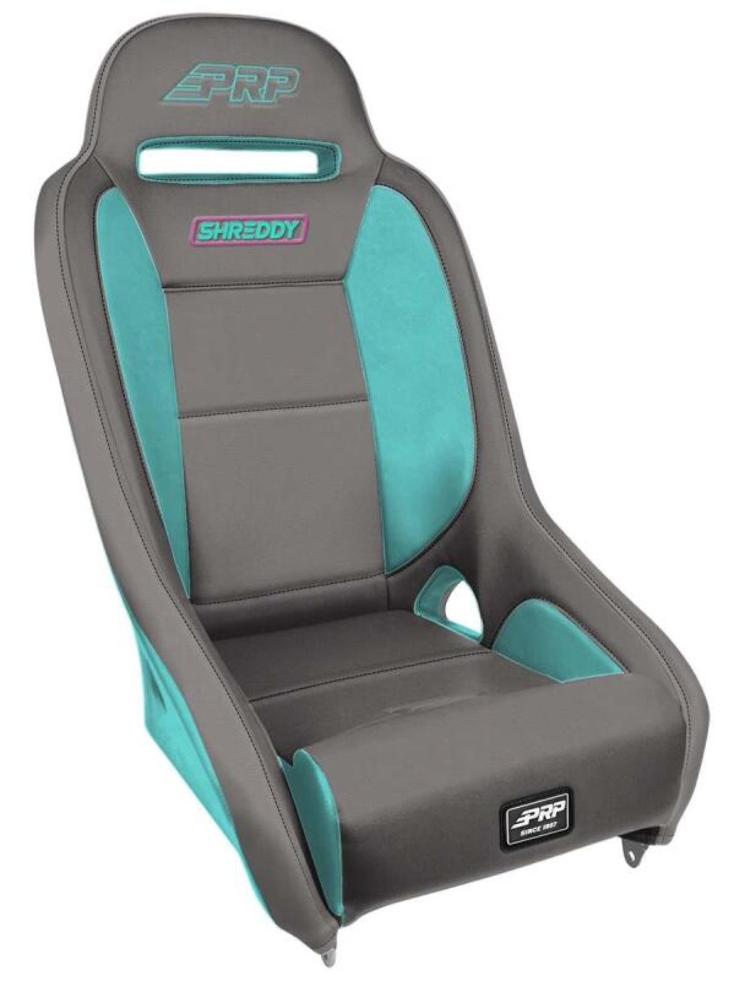 Picture of PRP Shreddy Comp Elite Suspension Seat - Grey/Teal