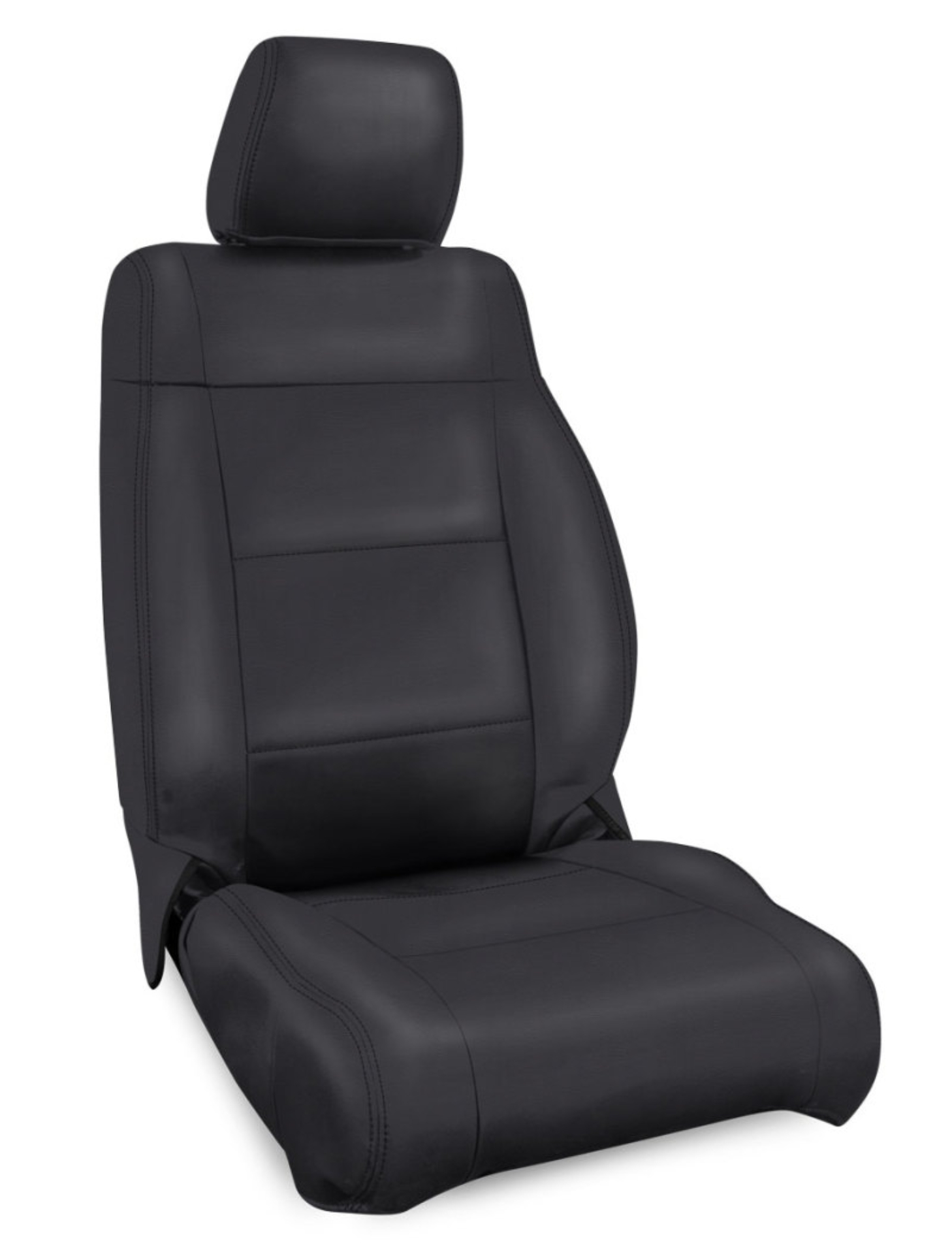Picture of PRP 07-10 Jeep Wrangler JK Front Seat Covers/2 door or 4 door (Pair) - All Black