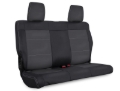 Picture of PRP 07-10 Jeep Wrangler JK Rear Seat Covers/2 door - Black/Grey