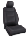 Picture of PRP 11-12 Jeep Wrangler JK Front Seat Covers/2 door or 4 door (Pair) - Black with Red Stitching