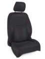 Picture of PRP 13-18 Jeep Wrangler JK Front Seat Covers/2 door or 4 door (Pair) - Black with Red Stitching