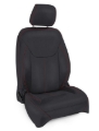 Picture of PRP 13-18 Jeep Wrangler JK Front Seat Covers/2 door or 4 door (Pair) - Black with Red Stitching