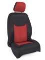 Picture of PRP 13-18 Jeep Wrangler JK Front Seat Covers/2 door or 4 door (Pair) - Black/Red