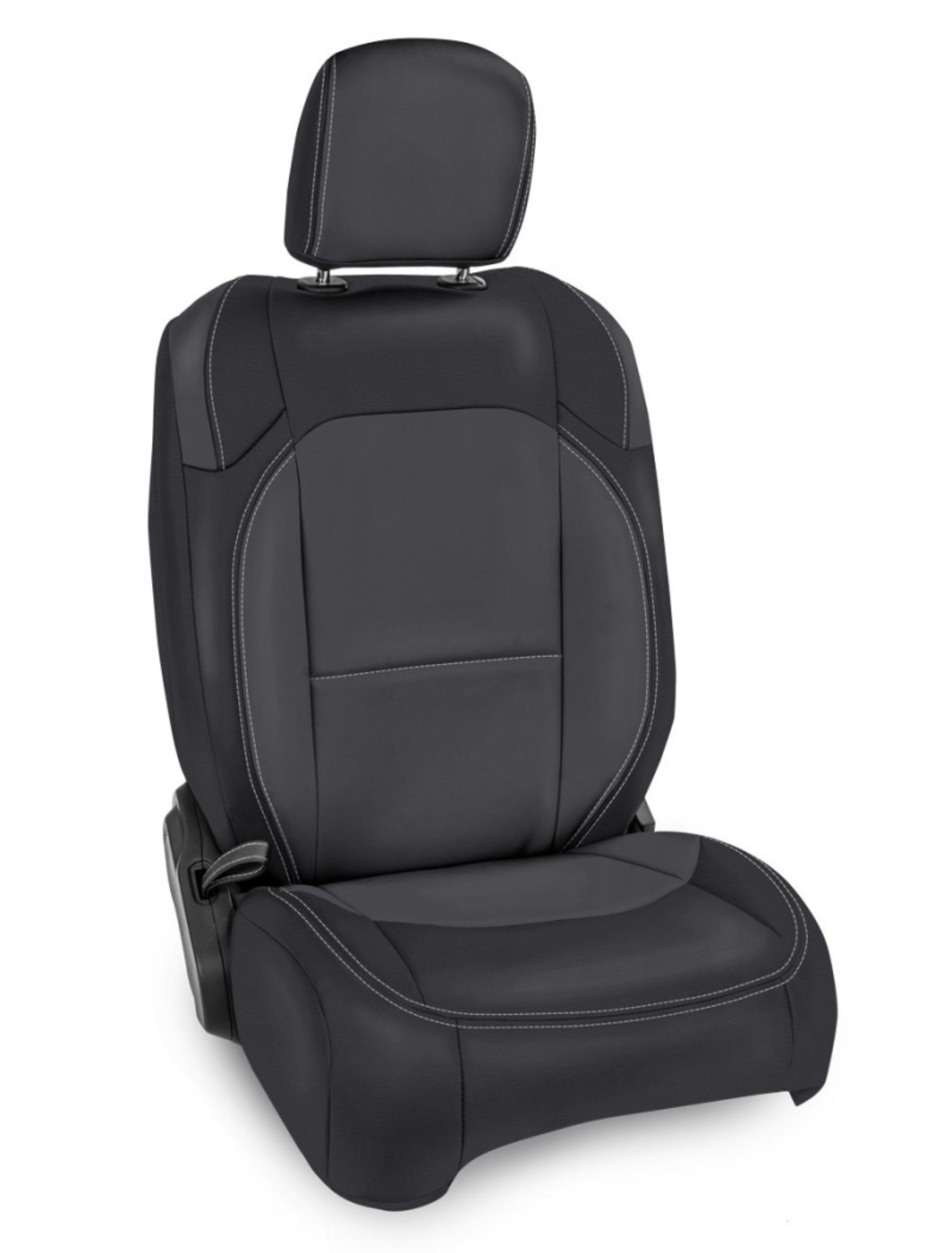 Picture of PRP 2018+  Jeep Wrangler JL/2 door/ Non-Rubicon Front Seat Covers (Pair) - Black/Grey