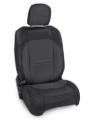 Picture of PRP 2018+ Jeep Wrangler JLU/4 Door/Gladiator JT/Non-Rubicon Front Seat Covers(Pair) -Black/Grey