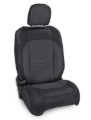 Picture of PRP 2018+ Jeep Wrangler JL/2 door/Rubicon Front Seat Covers (Pair) - Black/Grey
