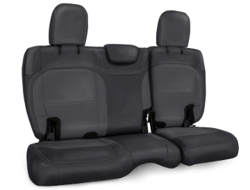 Picture of PRP 2018+ Jeep Wrangler JLU/4 door Rear Bench Cover with Cloth Interior - Black/Grey