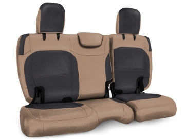 Picture of PRP 2018+ Jeep Wrangler JL/2 Door Rear Bench Cover- Black/Tan