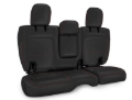 Picture of PRP 2018+ Jeep Wrangler JLU/4 Door Rear Bench Cover w/ Leather Interior - Black w/ Red Stitching
