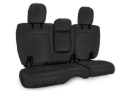 Picture of PRP 2018+ Jeep Wrangler JLU/4 Door Rear Bench Cover w/ Leather Interior - Black w/ Red Stitching