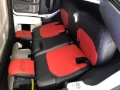 Picture of PRP 2018+ Jeep Wrangler JLU/4 door Rear Bench Cover with Cloth Interior - Black/Red