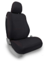 Picture of PRP 12-15 Toyota Tacoma Front Seat Covers/ Fold Flat Edition (Pair) - Black with Red Stitching