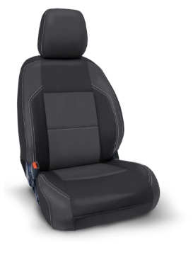 Picture of PRP 2016+ Toyota Tacoma Front Seat Covers (Pair) - Black/Grey