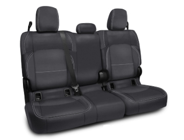 Picture of PRP 2020+ Jeep Gladiator JT Rear Bench Cover with Cloth Interior - Black/Grey